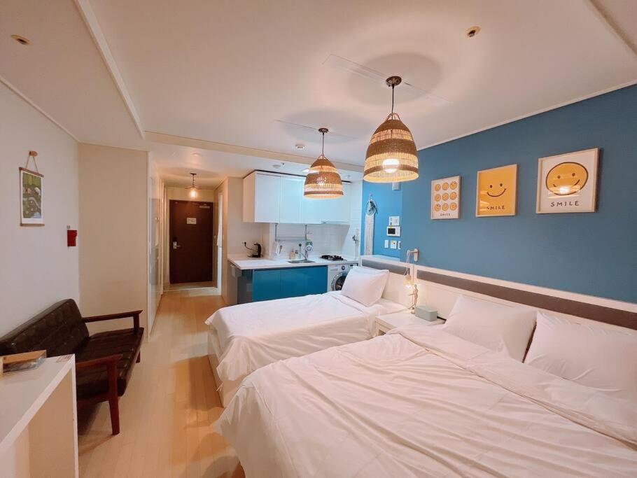 Haeundae Beach Stay #2Min Walk #2Beds 釜山広域市 エクステリア 写真